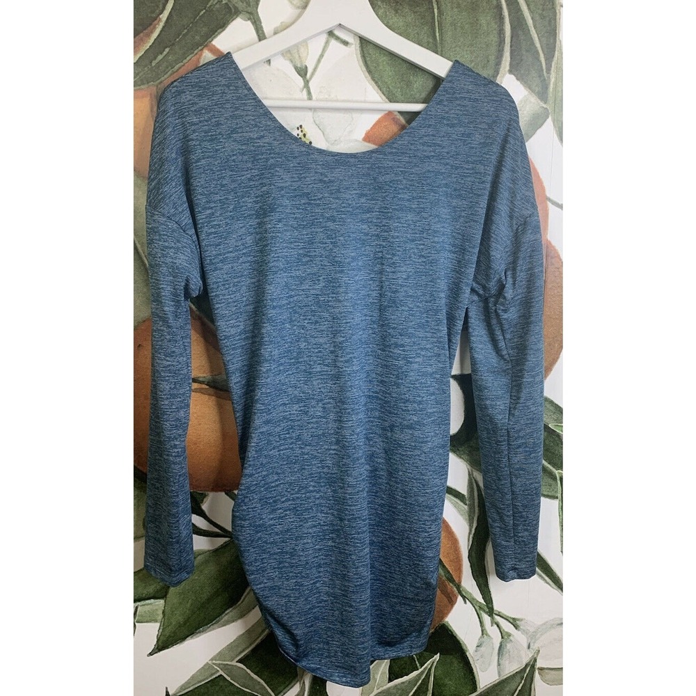 Lucy Small Ruched Deep V Back Space Dyed Active Top